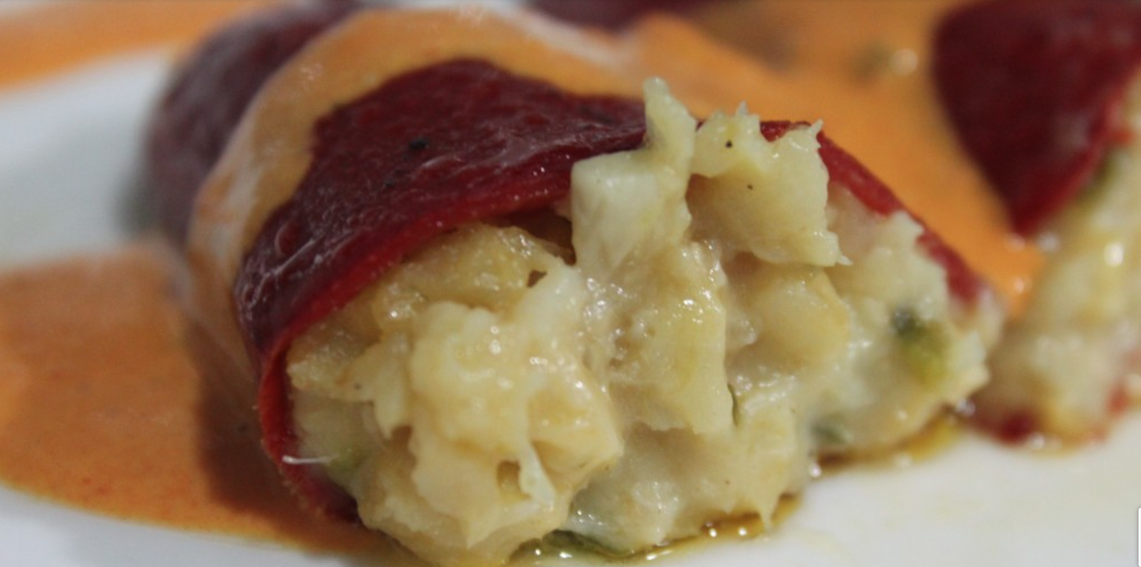 piquillos rellenos de bacalao.